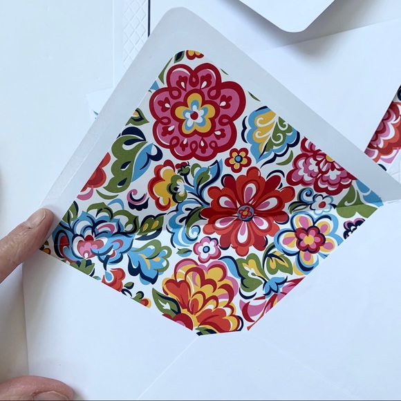 Vera Bradley Stationary Note Cards Six Cards - Picture 2 of 7